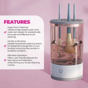 3 In 1 Makeup Brush Cleaning And Drying Stand