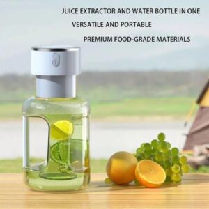 1600ML 8 Blades USB Jug Juicer with Silicone Straw.