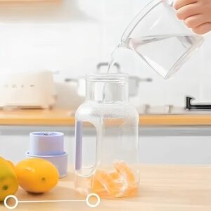 1600ML 8 Blades USB Jug Juicer with Silicone Straw.