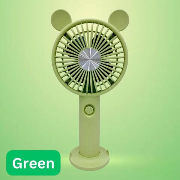 Rechargeable Handy Fan with Bear Ears (Mix/Random colour) - Image 6