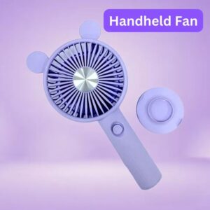 Rechargeable Handy Fan with Bear Ears (Mix/Random colour)