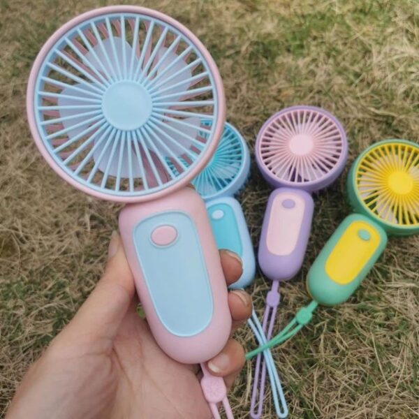 Rechargeable Mini Handy Fan (Mix/Random colour) - Image 9