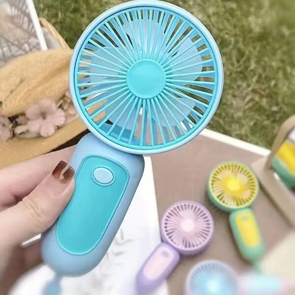 Rechargeable Mini Handy Fan (Mix/Random colour) - Image 5