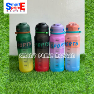 900 ML Plastic Sports Bottle, High Quality. Random Colour.